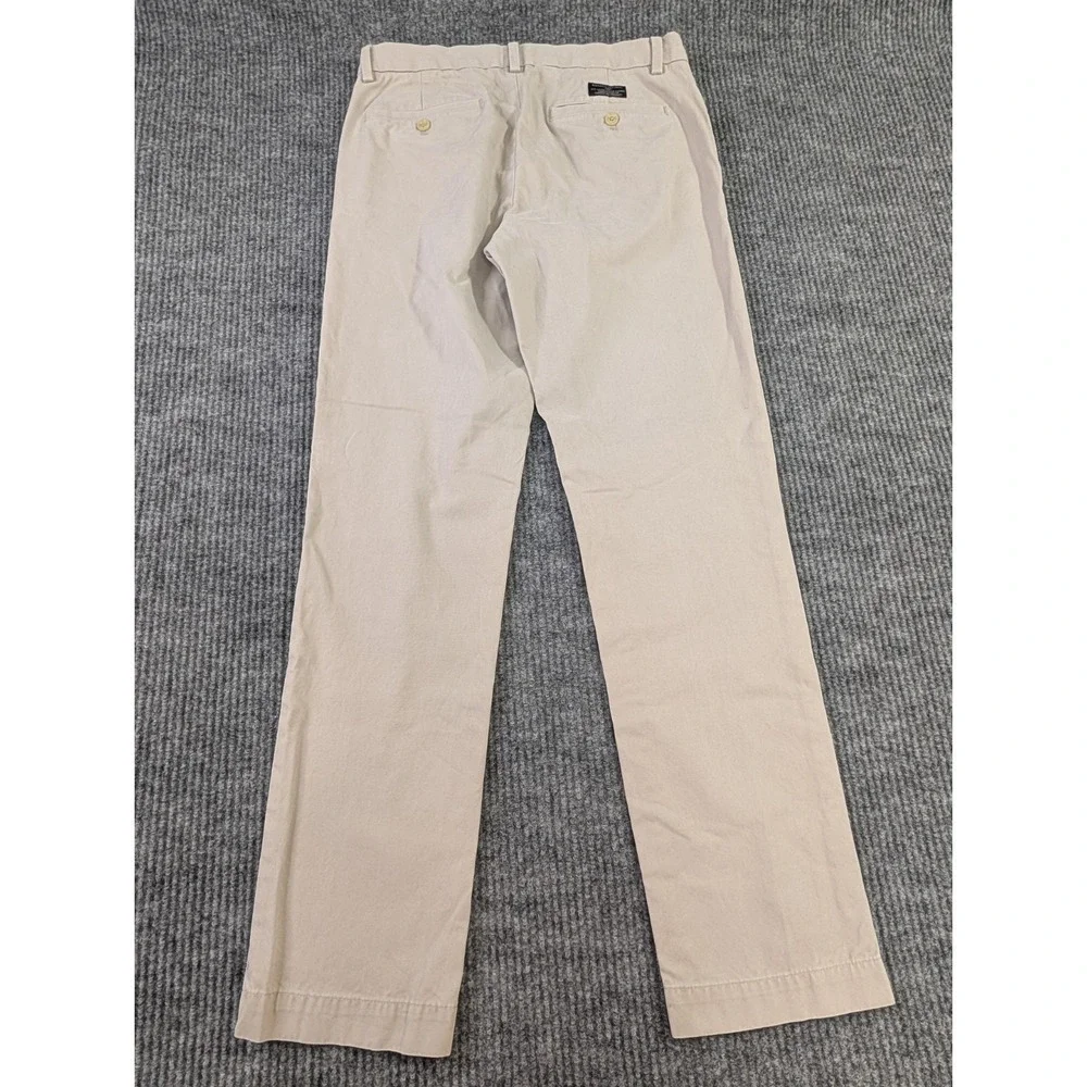 Banana Republic Aiden Chino Pants Mens 31x32‎ Light Khaki Slim Fit Preppy